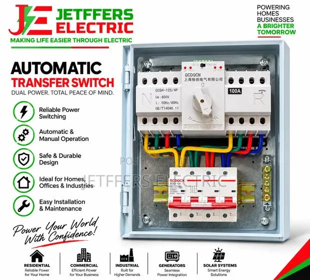Dual Power Auto/Manual Changeover Switch · Photo 1