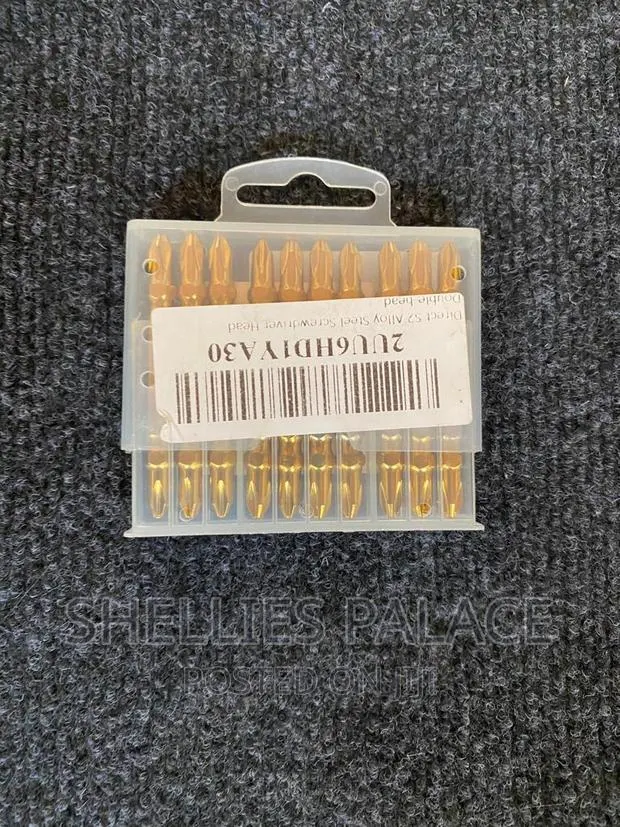 10pcs Direct S2 Alloy Steel Screwdriver Head Double Head · Photo 1