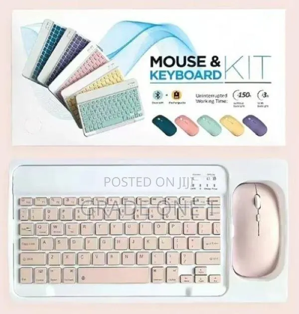 Rechargeable Bluetooth Slim Keyboard Mouse Combo · Photo 1