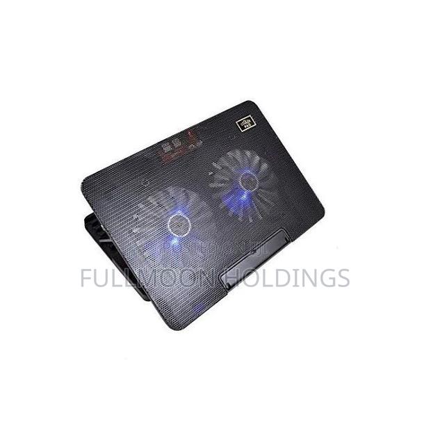 Laptop Cooling Pad Stand With 2 Fans - Black · Photo 1