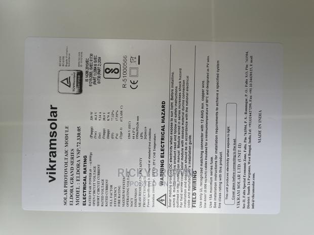330watts VIKRAM Solar Panels · Photo 2