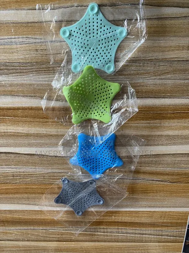 Kitchen Sink Sieve - Star Shaped Silicone Drain Filter 5pcs · Photo 1
