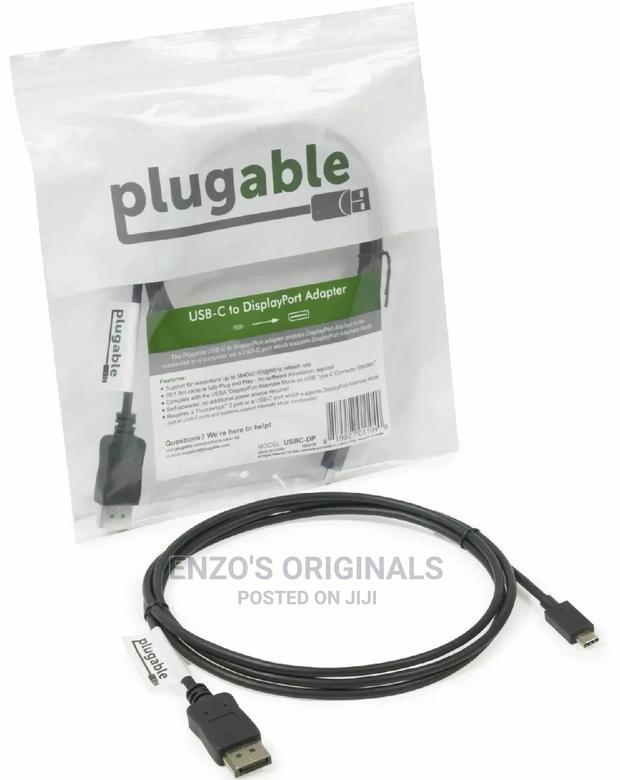 Usb-C to Display Port Cable Type-C to Dp Plugable at 400hz in Stock · Photo 2