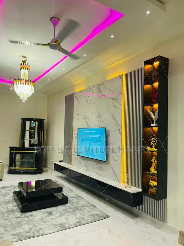 Marble Glow Tv Unit · Photo 1