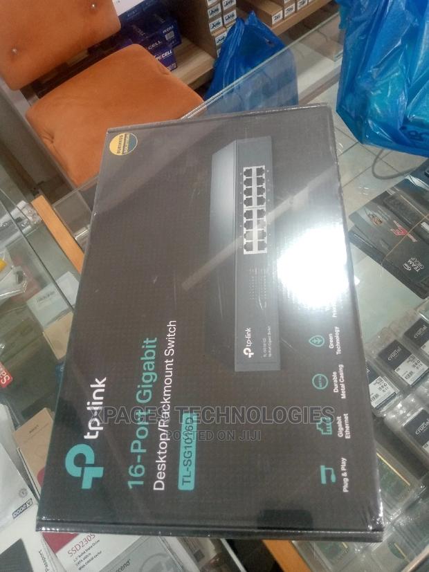 Tp Link 16port Gigabits Desktop/Rackmount Switch, Tl-Sg1016d · Photo 1