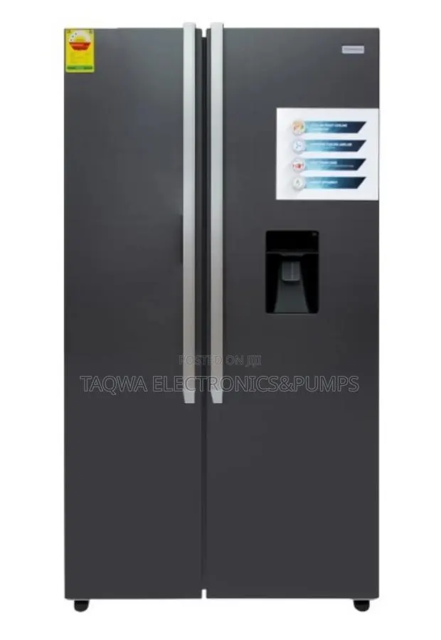 Sleek 2-Doors Side by Side Nasco Refrigerator · Photo 1