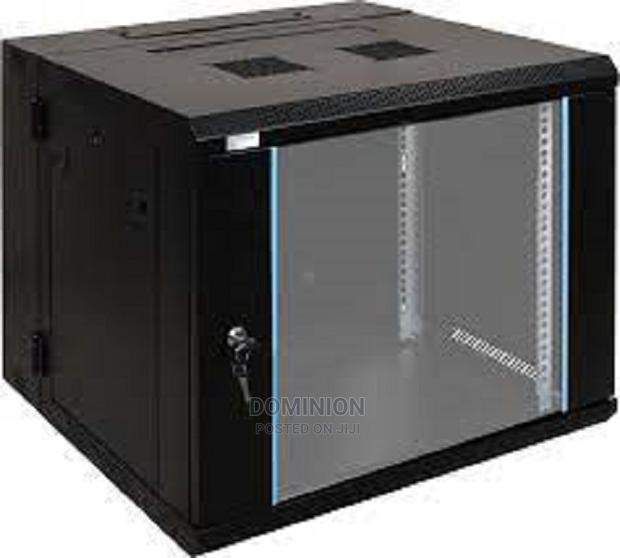 9U 600X600 Front Glass Door Wall Cabinet With Fan · Photo 1