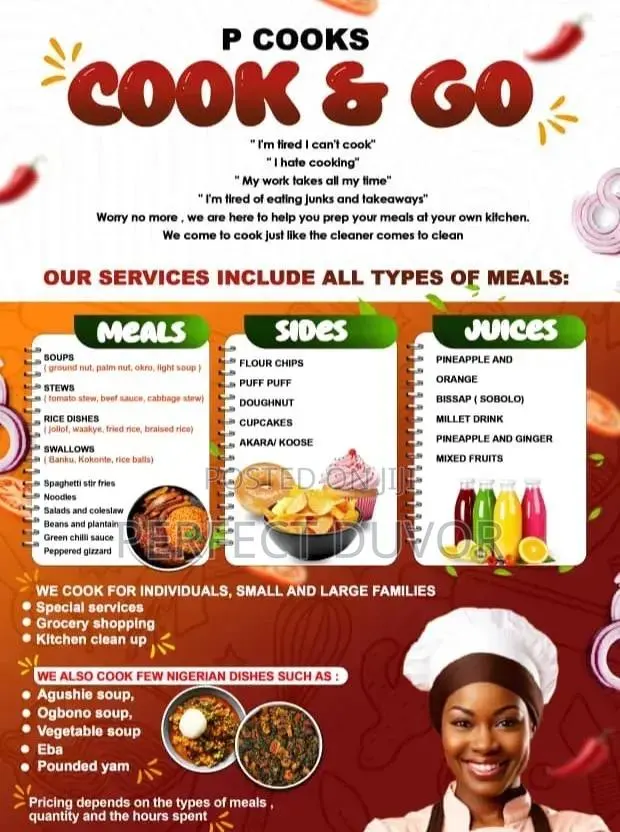 Cook And Go, We Come To Cook Right Under Your Roof. · Photo 1