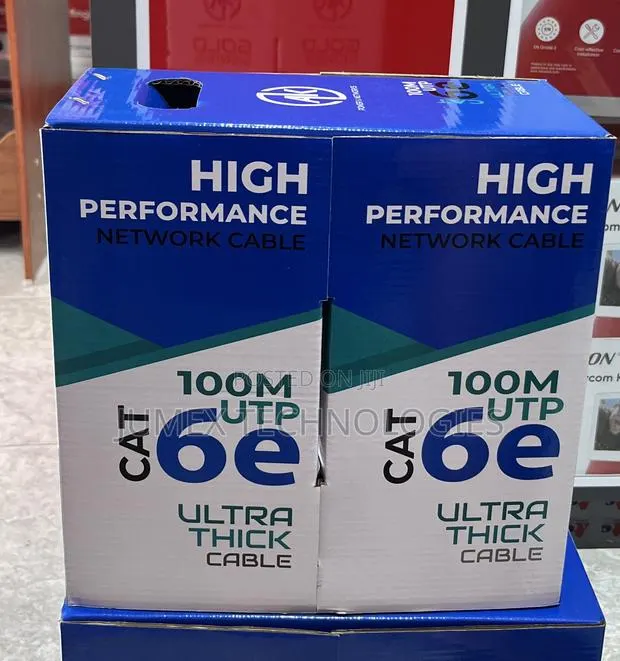 Cat6 100m Cable Utp Ak Powet and Network Ultra High Performance Cable · Photo 1