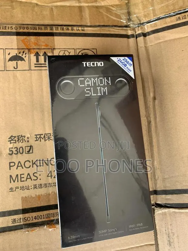 New Tecno Camon Slim 256 GB Black · Photo 1