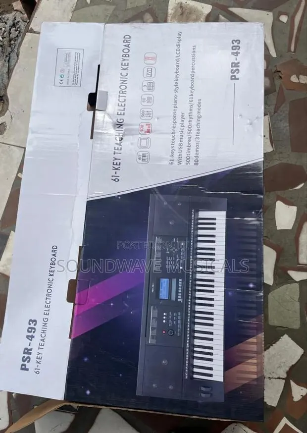 Psr -493 61keys Teaching Electronic Keyboard · Photo 1