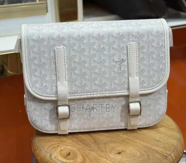 Authentic Designer Goyard Side Bag - White · Photo 1