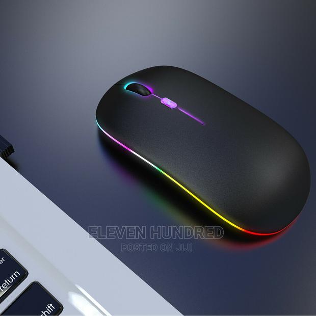Mouse Chargeble Wireless Mouse(UNIVERSAL)With Rgb · Photo 1