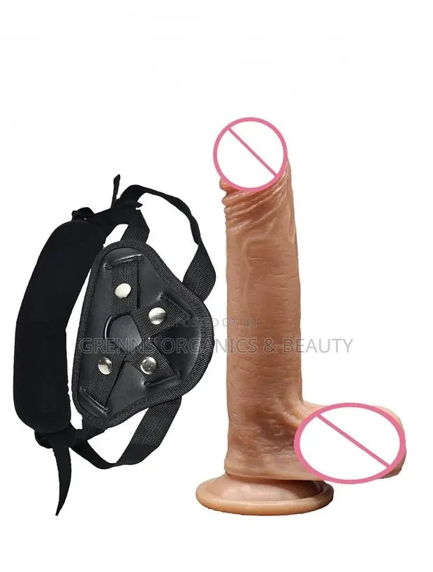Realistic Silicone Dildo Strap on Harness Suction Cup Sex Toy · Photo 1
