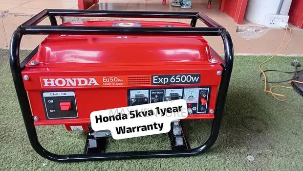 Rugged Honda 6500W Generator – Stable Power Supply 5kva · Photo 1