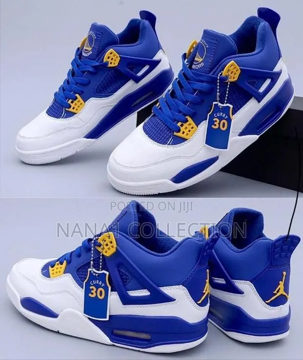 Nike Air Jordan 4 Retro “Curry Warrior” Sneakers · Photo 1