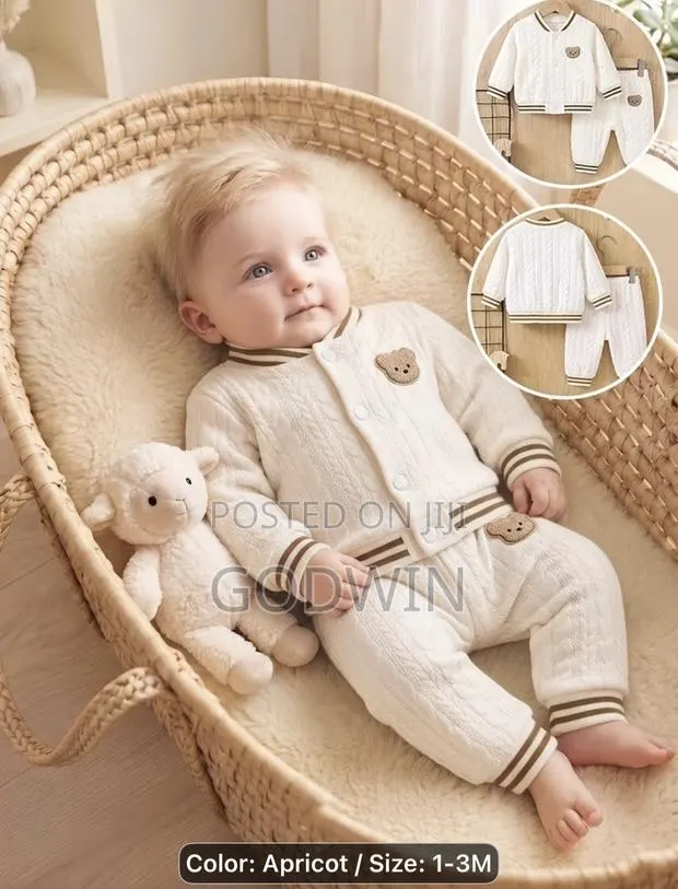 2pcs Set of Newborn Baby Casual Jacket · Photo 3