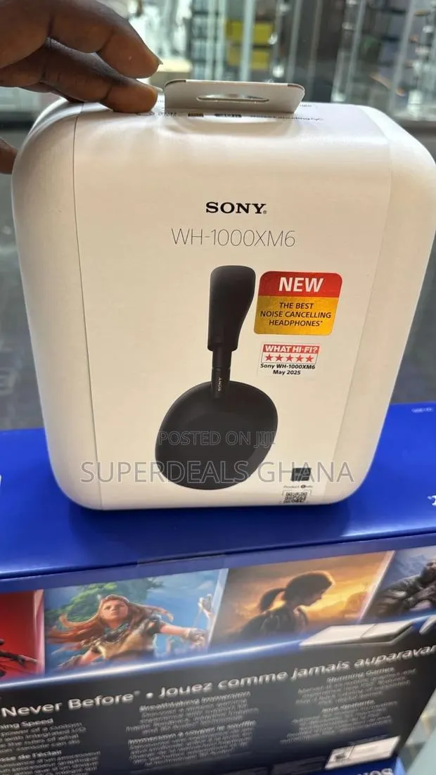 Sony Wh-1000xm6 Wireless Noise Canceling Headphones, Black · Photo 1