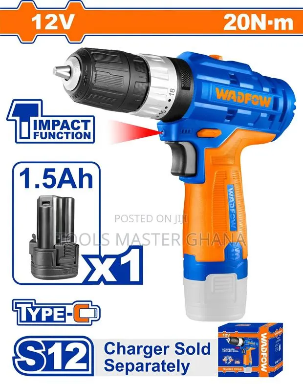 Cordless Impact Drill # Wcds540 · Photo 1