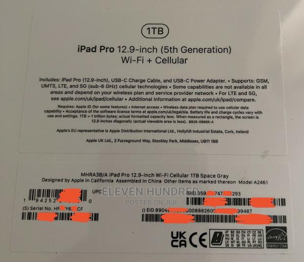 New Apple iPad Pro 11 (2021) 1 TB Gray · Photo 4