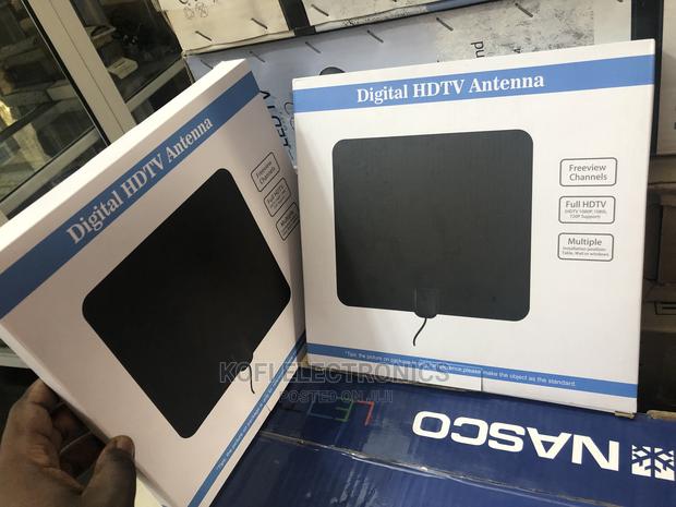 Available Flat Indoor Digital TV Antenna HDTV - Black · Photo 1