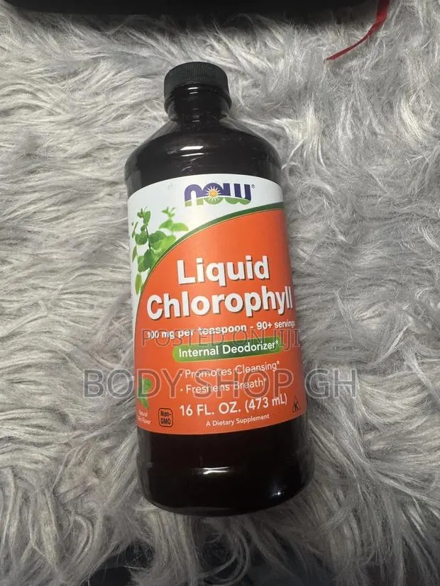 Liquid Chlorophyll - Internal Deodorizer / 100 Mg, 16 Fl Oz (480 Ml) · Photo 1