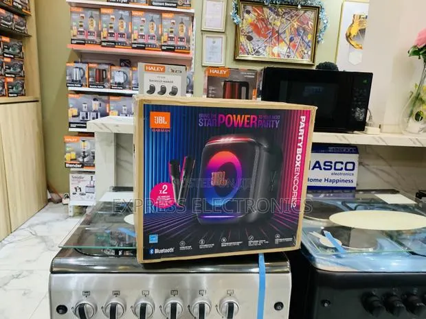 Get a New JBL PartyBox Encore 2 Portable Party Speaker With 2 Mics · Photo 1