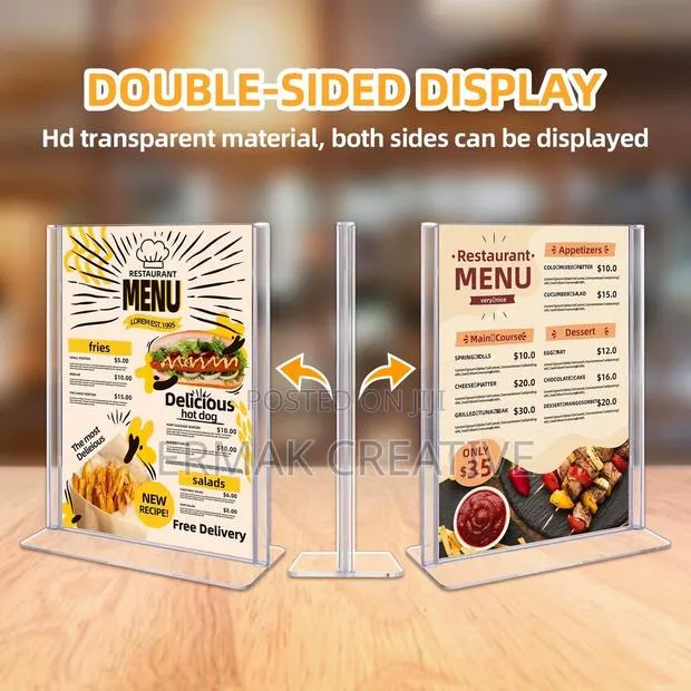 A5 Acrylic Table Display MOQ 20 · Photo 1