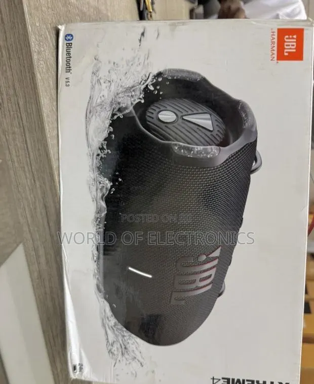 Sleek Design and Durable Speaker JBL Black Xtreme 4 System · Photo 1