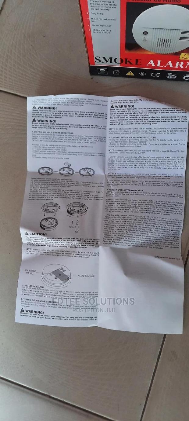 9v Battery Fire Alarm Smoke Detector · Photo 8