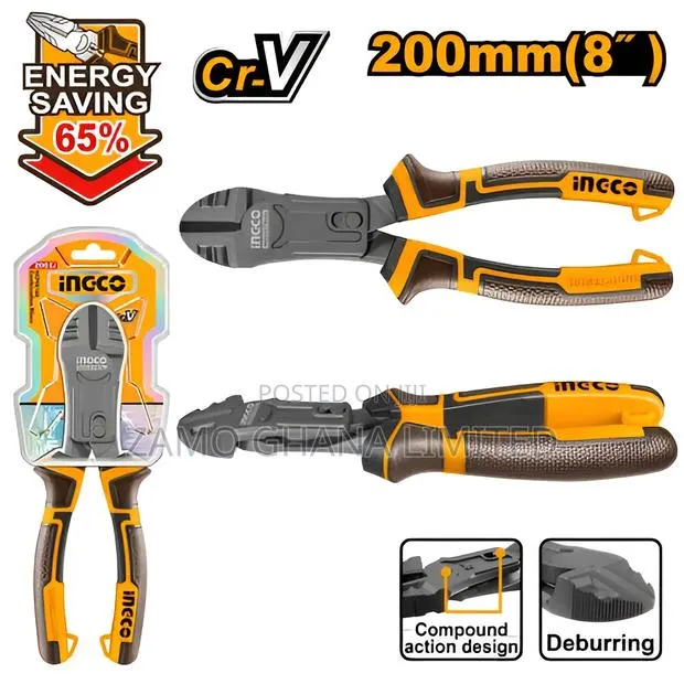 Compound Action Diagonal Cutting Pliers - Hcdcp58200 · Photo 1