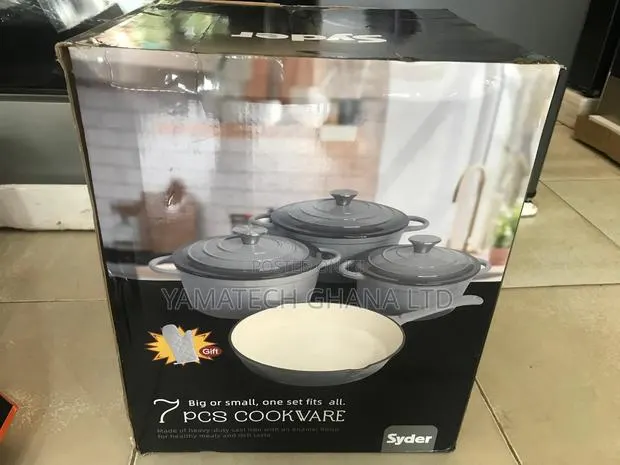 Heavy Duty Cast Iron Cookware 7 Pieces · Photo 1