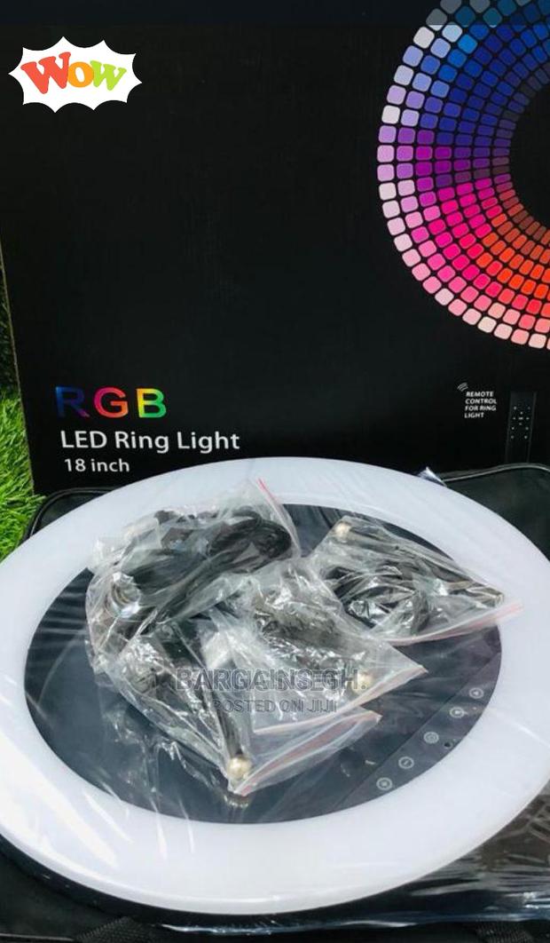 18 Inches RGB Hq Ring Light With Stand and Bag · Photo 5