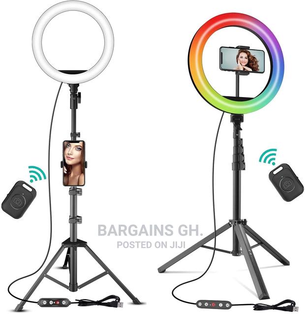 10 Inches RGB Ring Light With Stand (Back Friday Deal) · Photo 5