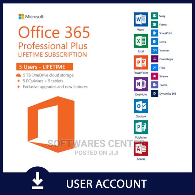 Genuine Microsoft 365 Lifetime Account for 5 Devices · Photo 1
