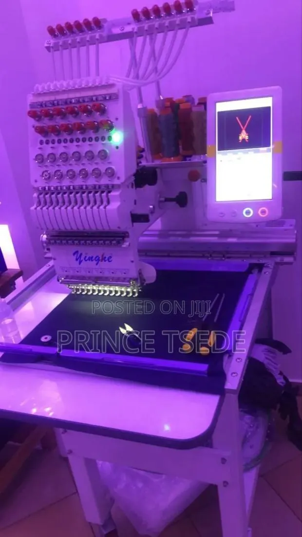 Brand New Needles 12 Needles Single Head Embroidery Machine · Photo 1