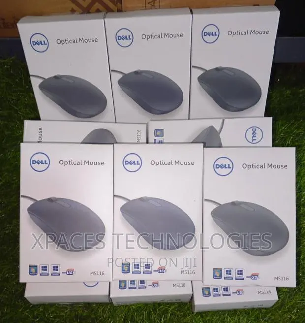 Original Dell Ms116 USB Optical Wired Mouse (Black) · Photo 1