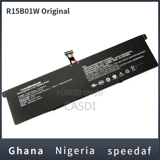 R15B01W Notebook Battery for Xiaomi Pro 15.6 TM1701 171501-Al AQ AF · Photo 1
