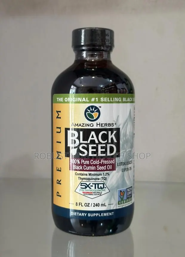 Amazing Herbs Premium Black Seed Oil 240 Ml · Photo 1