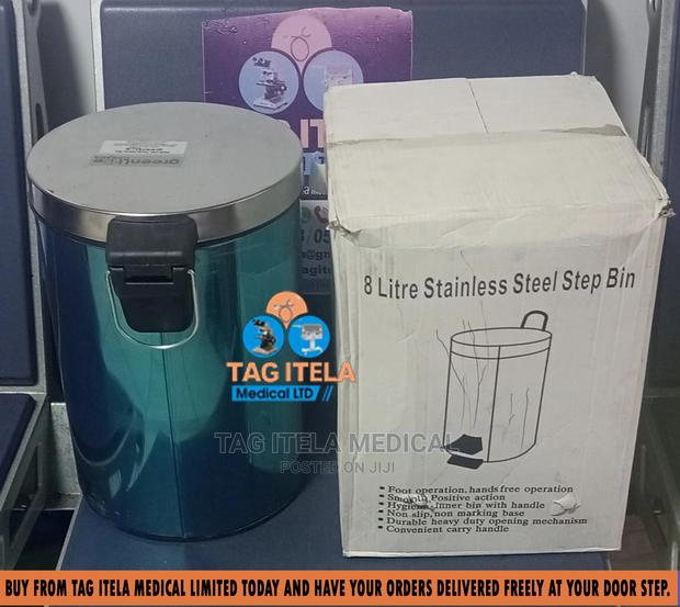 Pedal Dustbin (8ltrs Stainless Steel) · Photo 3