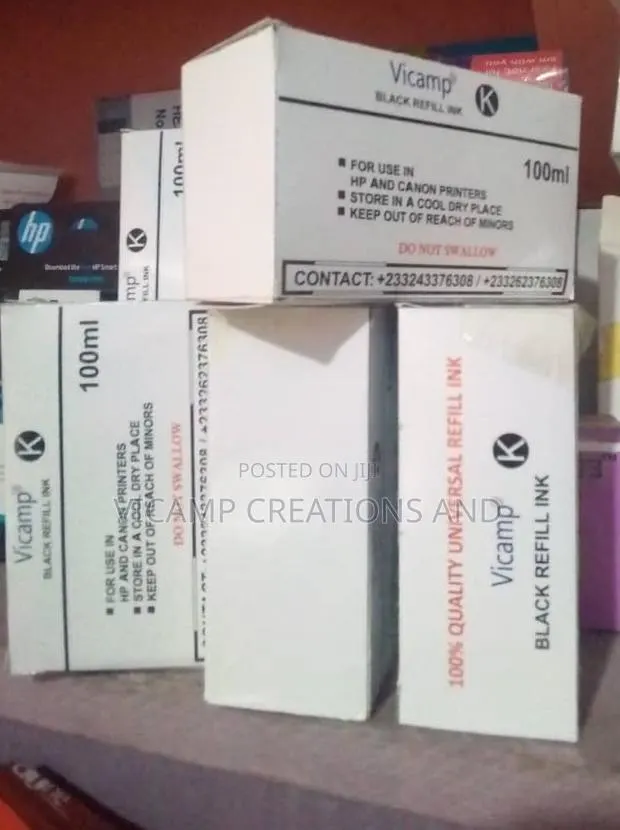 Vicamp K (Black Universal Refill Ink)-Hp 2710 Printer · Photo 3