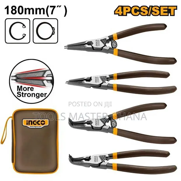 4 Pcs Circlip Pliers Set - Hccps26180 · Photo 1