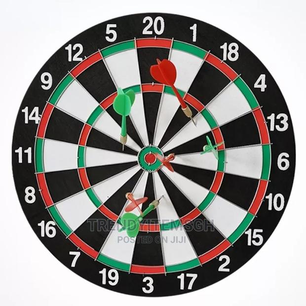 Super Big 17 Inches Double Sided Flocked Dart Board Game · Photo 1