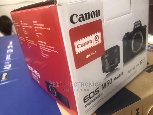 UHD 4k Canon EOS M50 Mark II Mirrorless Camera (Black) · Photo 1
