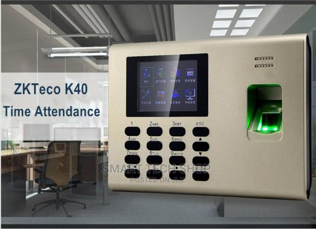 Zk- Fingerprint Time Attendance With Backup Battery · Photo 3