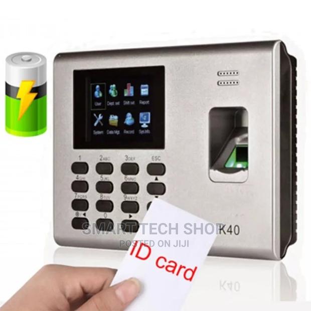 Zk- Fingerprint Time Attendance With Backup Battery · Photo 1