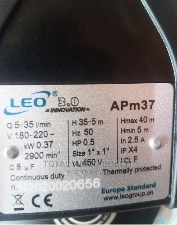 Water Pump Electric Leo 0.5hp Surface Pump · Photo 2