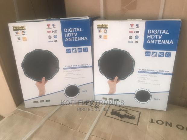 60mile Range Indoor Digital TV Antenna HDTV - Black · Photo 1