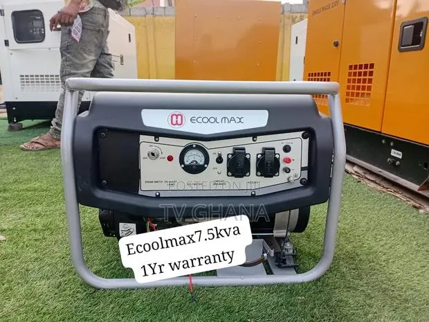 Ecoolmax 7.5KVA Generator – Your Perfect Backup Electricity Solution · Photo 1