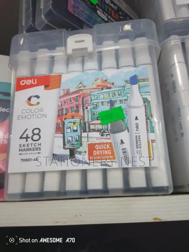 Deli 48pcs Sketch Emotion Markers · Photo 1